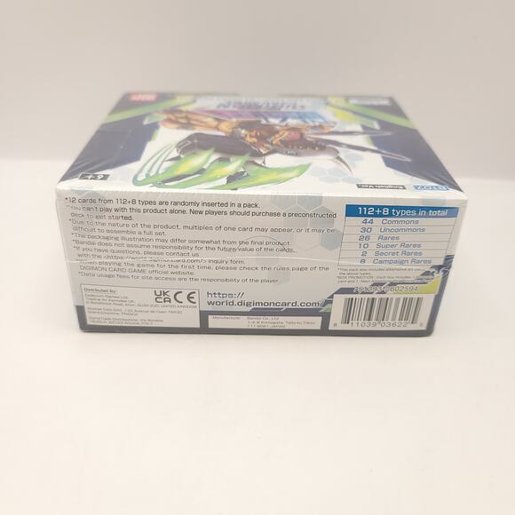 Digimon Card Game Next Adventure Booster Box Card Packs 2022` - Picture 6 of 8